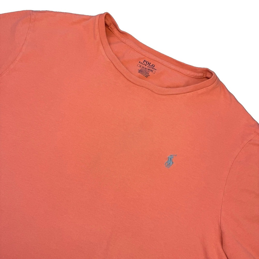 Men's Polo Ralph Lauren Pima Cotton T-Shirt XL Perfect Coral Pullover